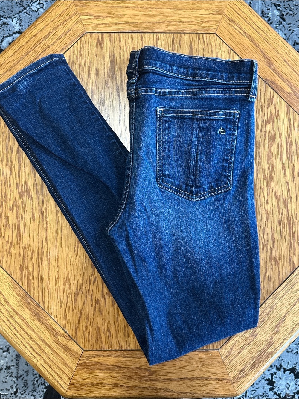 *RAG & BONE* Dark Blue Kensington Slim Skinny Jeans Size 31 - Picture 2 of 9